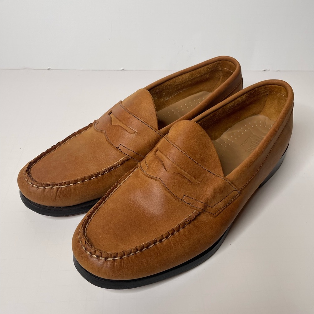G.H. Bass & Co. Weejuns Brown Leather Penny Loafers Men's Size 8.5